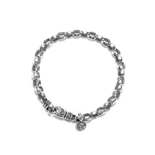 MF BRACELET: SILK-LINK BRACELET EXTRA SMALL w LOBSTER CLASP