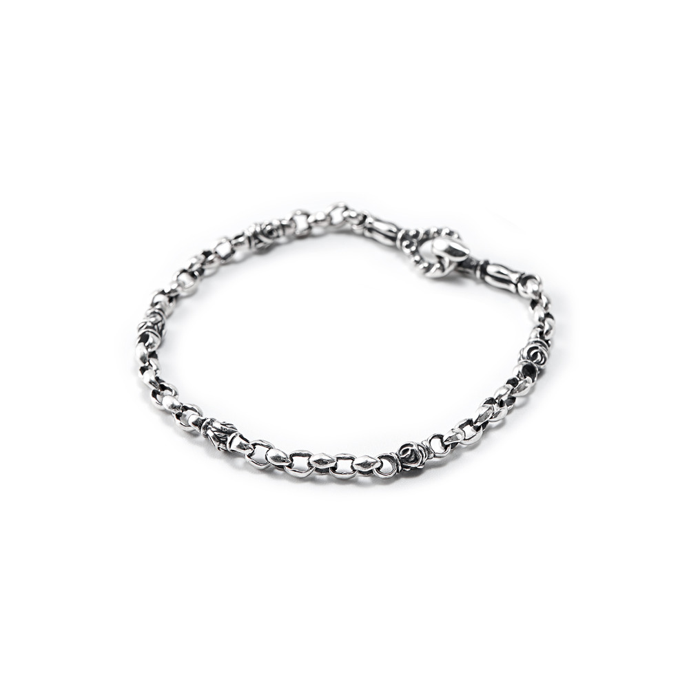 MF HOOKS: MINI SILK EAGLE CHAIN BEACELET-2