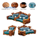 15000usd 1+2+4 Kfsee King Sofa
