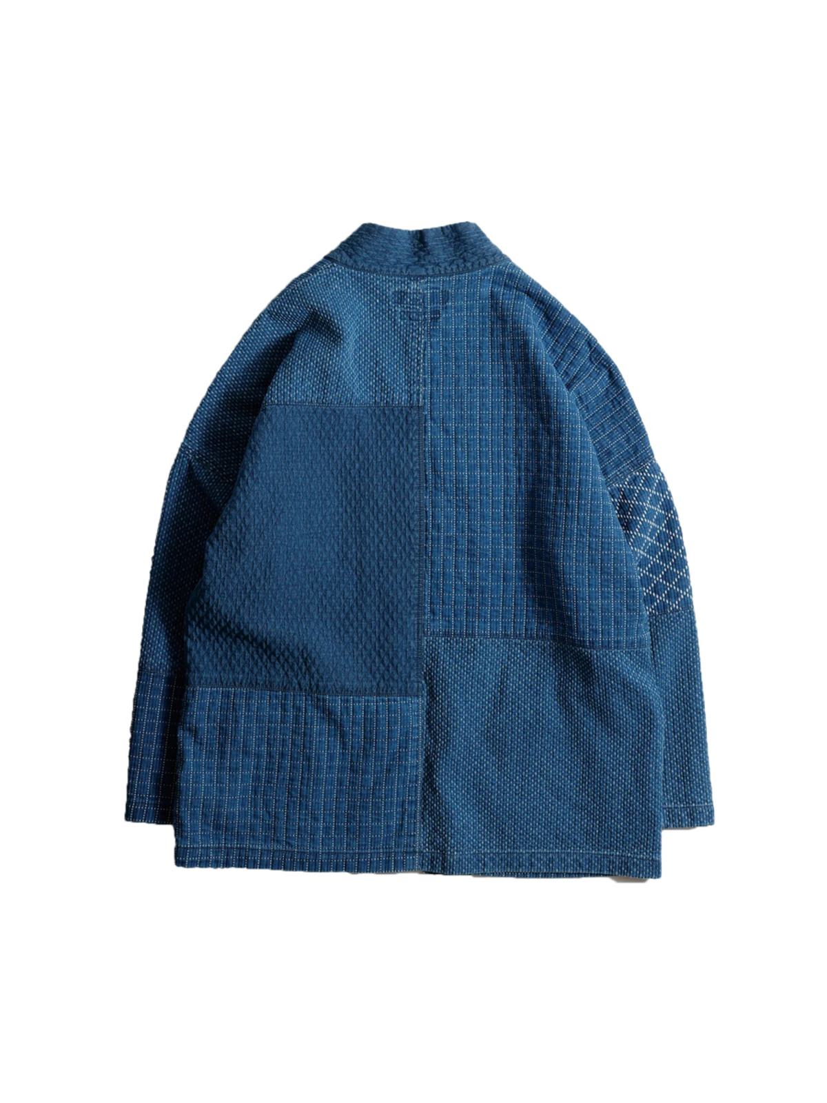 FDMTL 24FW PATCHWORK HAORI JACKET 3YR WASH
