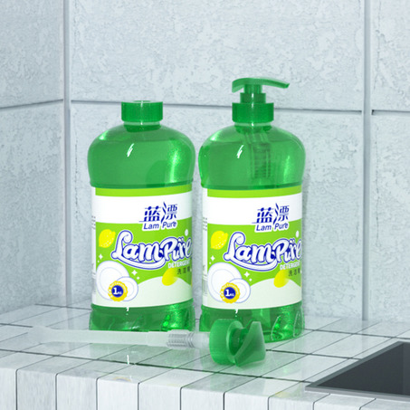 蓝漂（Lam pure）柠檬洗洁精 1L*2瓶-2