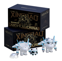 航展吉祥物星宝-慧星战甲模型套装