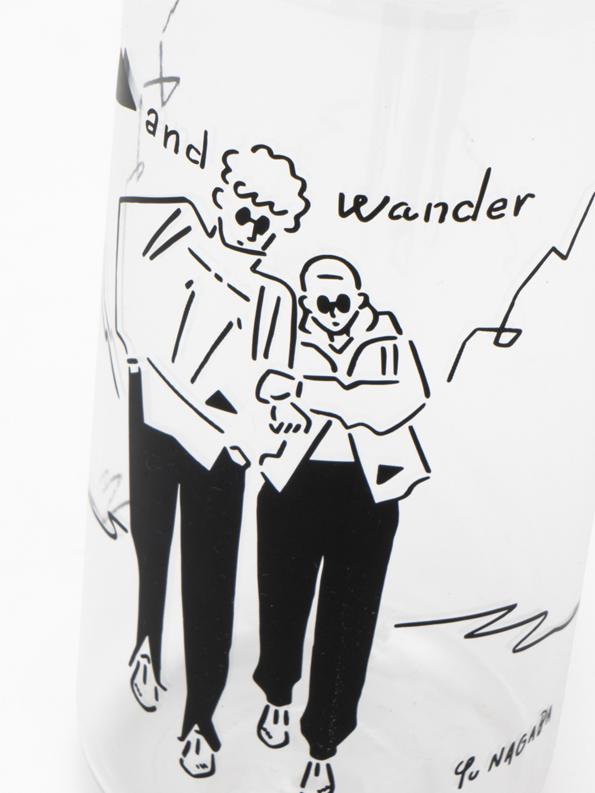 and wander 24FW Yu Nagaba printed bottle