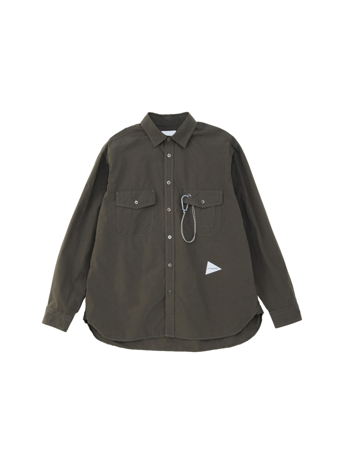 and wander 24FW CORDURA typewriter LS shirt