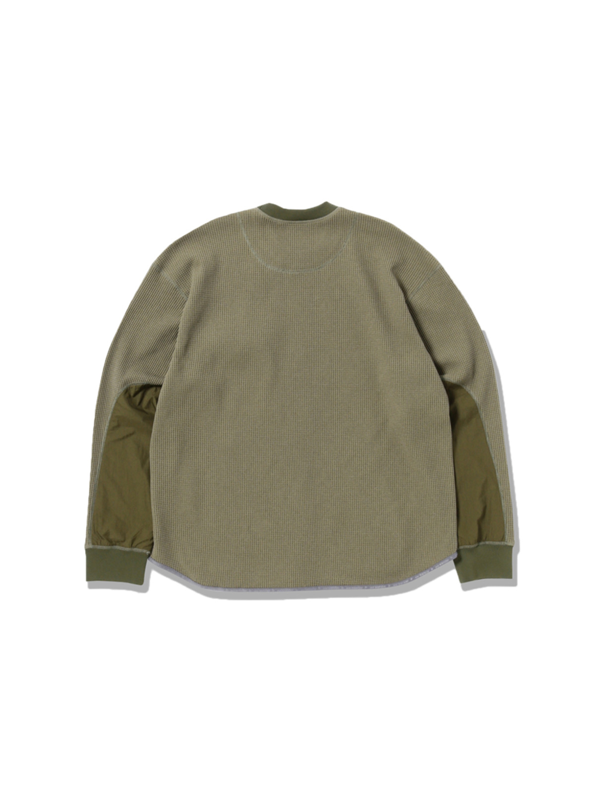 and wander 24FW PE waffle long sleeve Tee