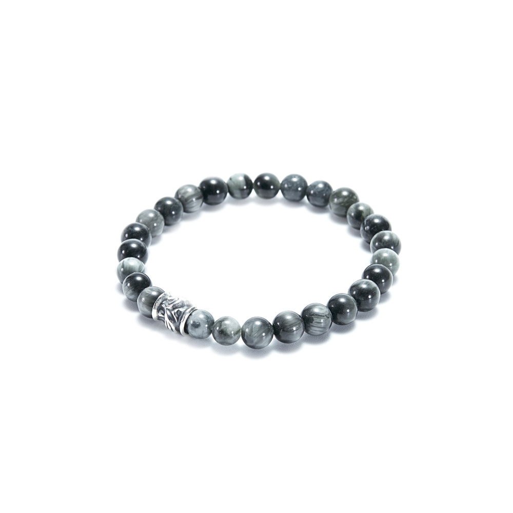 MF STONE BRACELET: EAGLE BEAD SMALL BRACELET w EAGLE EYE-2