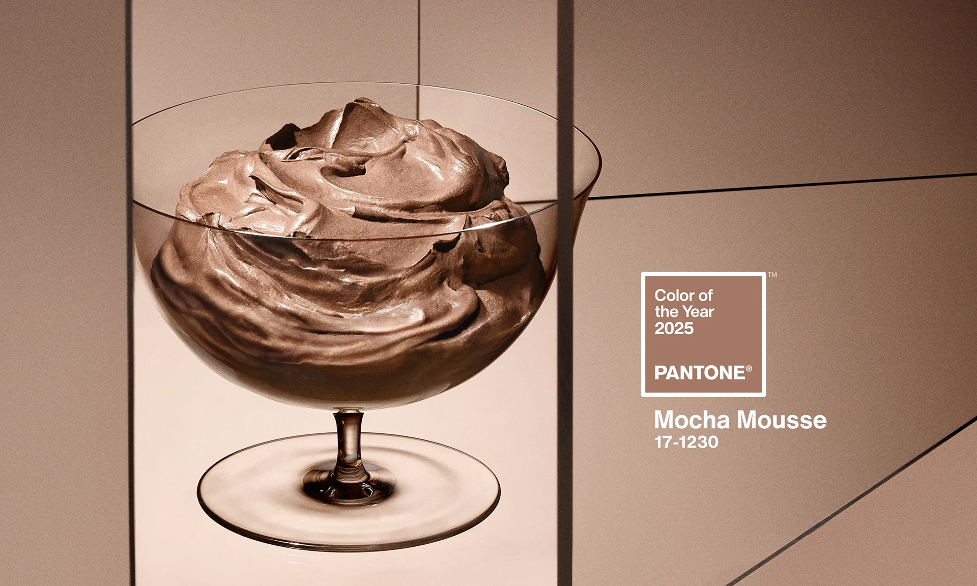 Pantone 正式公布 2025 流行色「Mocha Mousse」