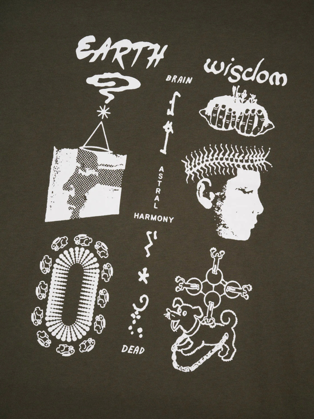 Brain Dead 24FW Earth Wisdom Long Sleeve Shirt