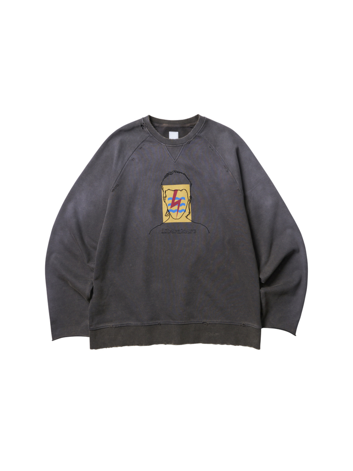 Liberaiders 25SS GARMENT DYED CREWNECK
