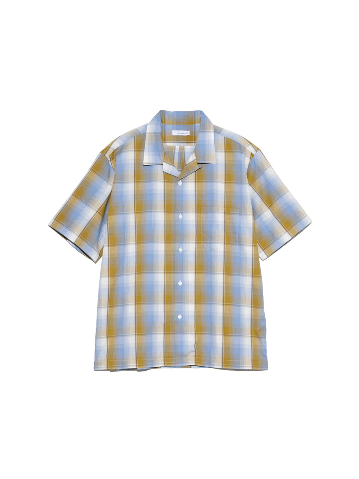 nanamica 25SS Open Collar Pique S/S Shirt