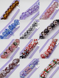 2025日本艺术家灯工珠合集【11】独家代理授权 灯工玻璃琉璃串珠手作材料饰品配件DIY