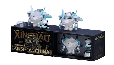 航展吉祥物星宝-慧星战甲模型套装-7