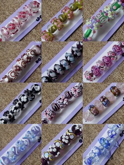 2025日本艺术家灯工珠合集【20】独家代理授权 灯工玻璃琉璃串珠手作材料饰品配件DIY