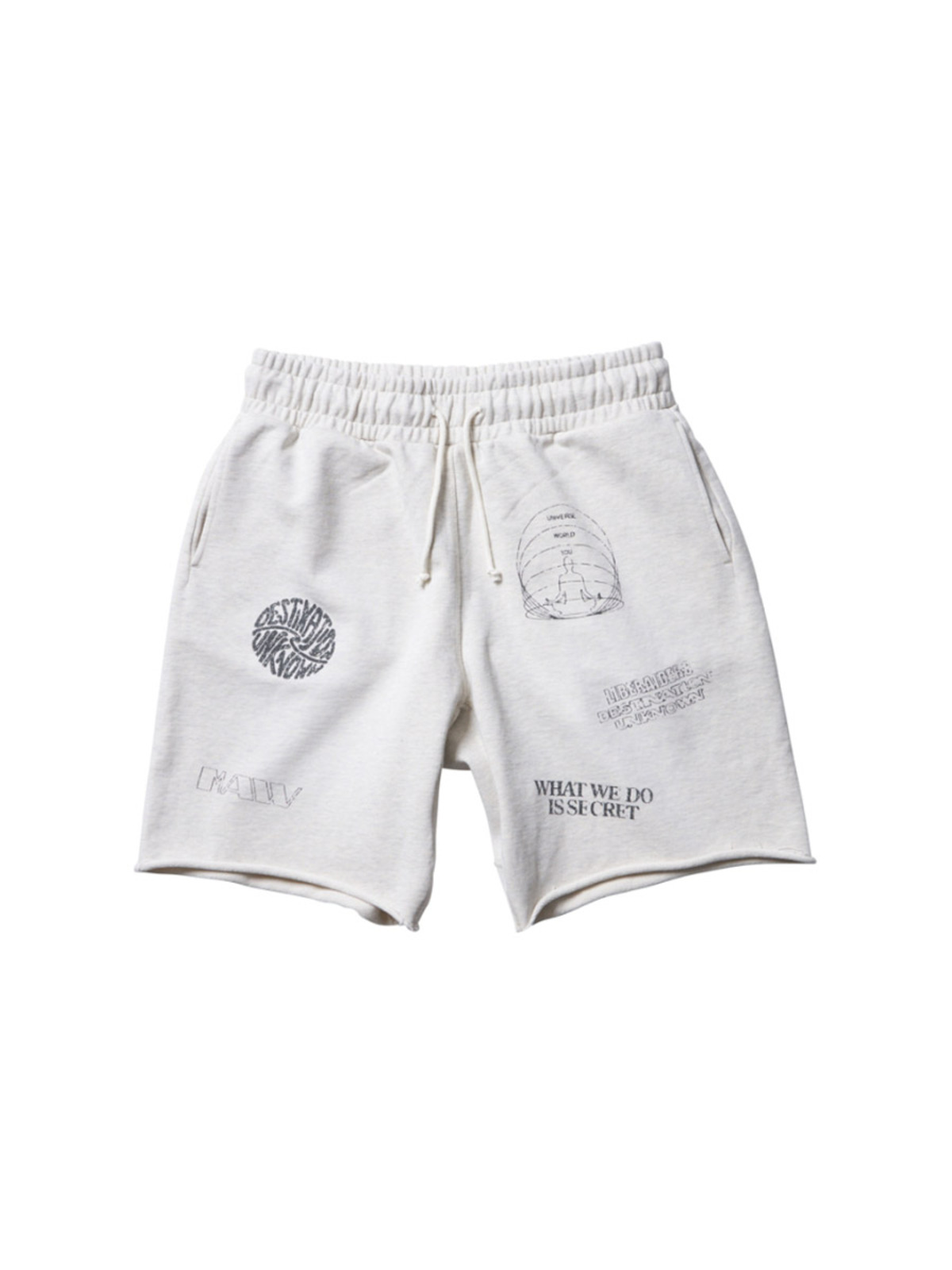 Liberaiders 25SS HANDWRITING PRINT SWEAT SHORTS