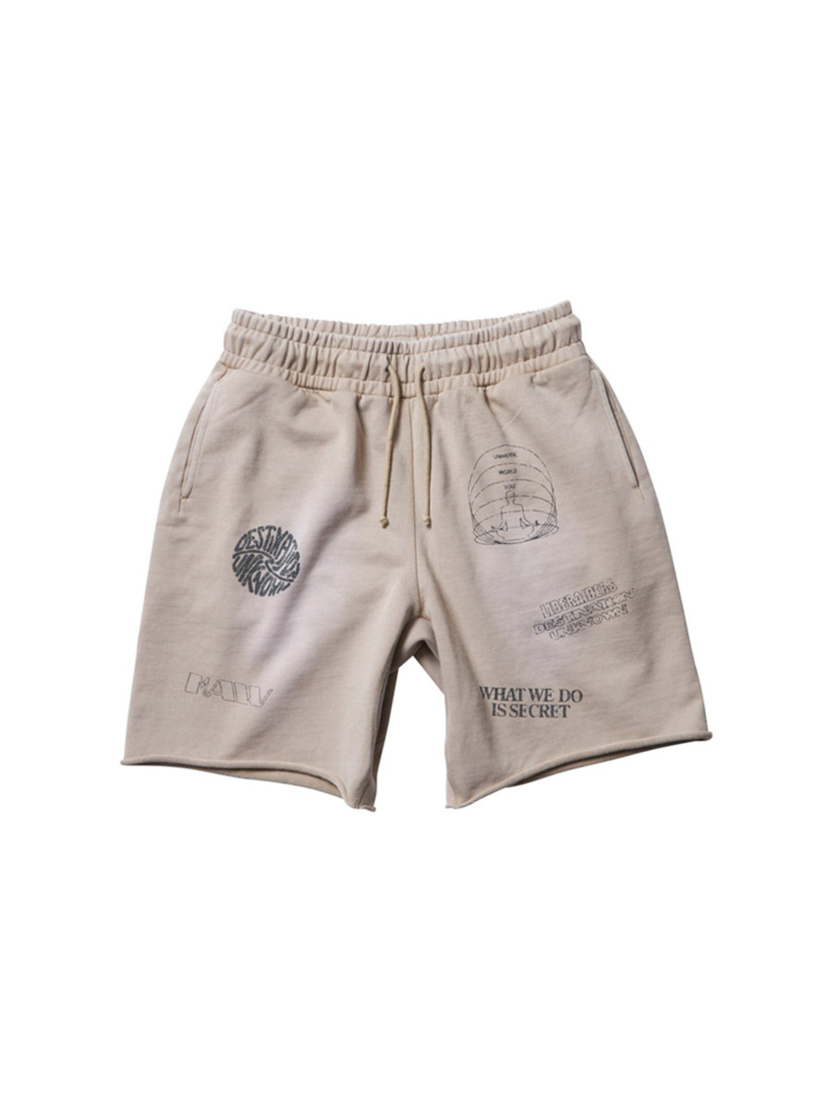 Liberaiders 25SS HANDWRITING PRINT SWEAT SHORTS