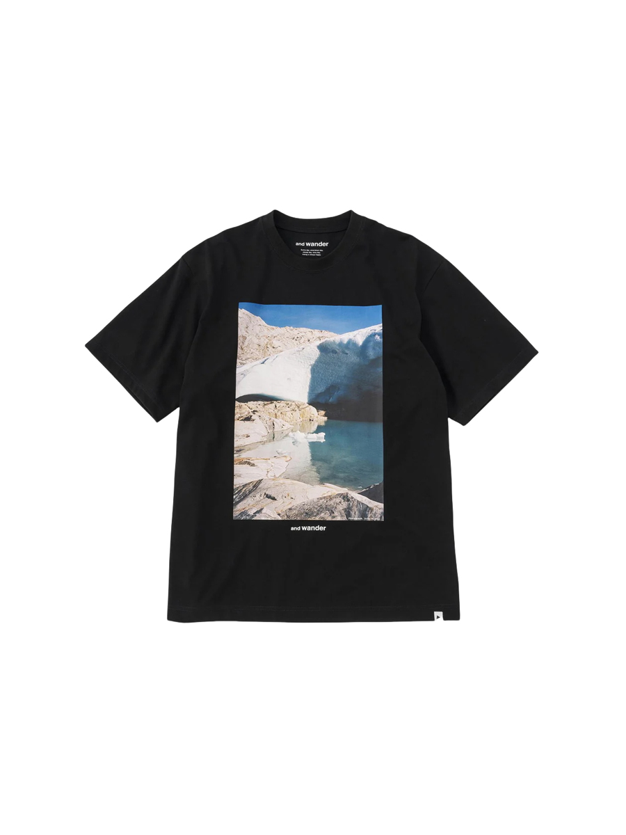 and wander 25SS gracier printed SS Tee