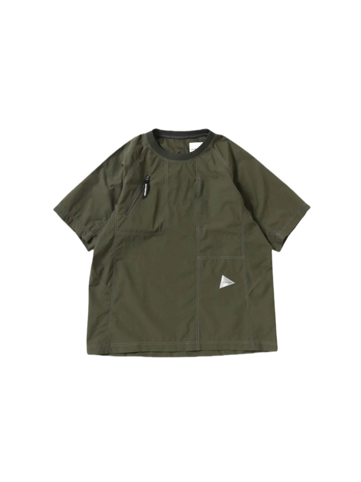 and wander 25SS stretch rip pullover