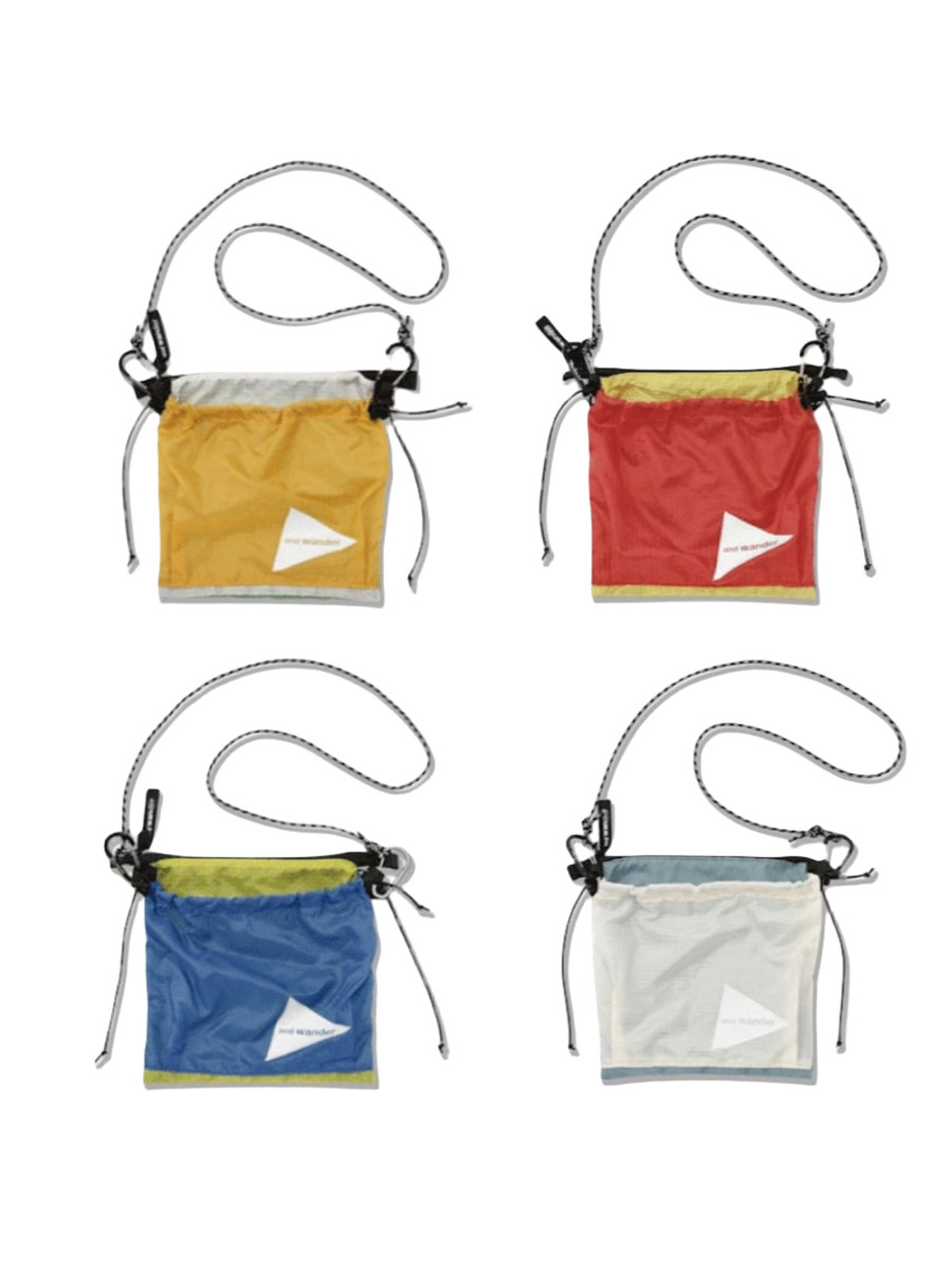 and wander 25SS upcycle sacoche