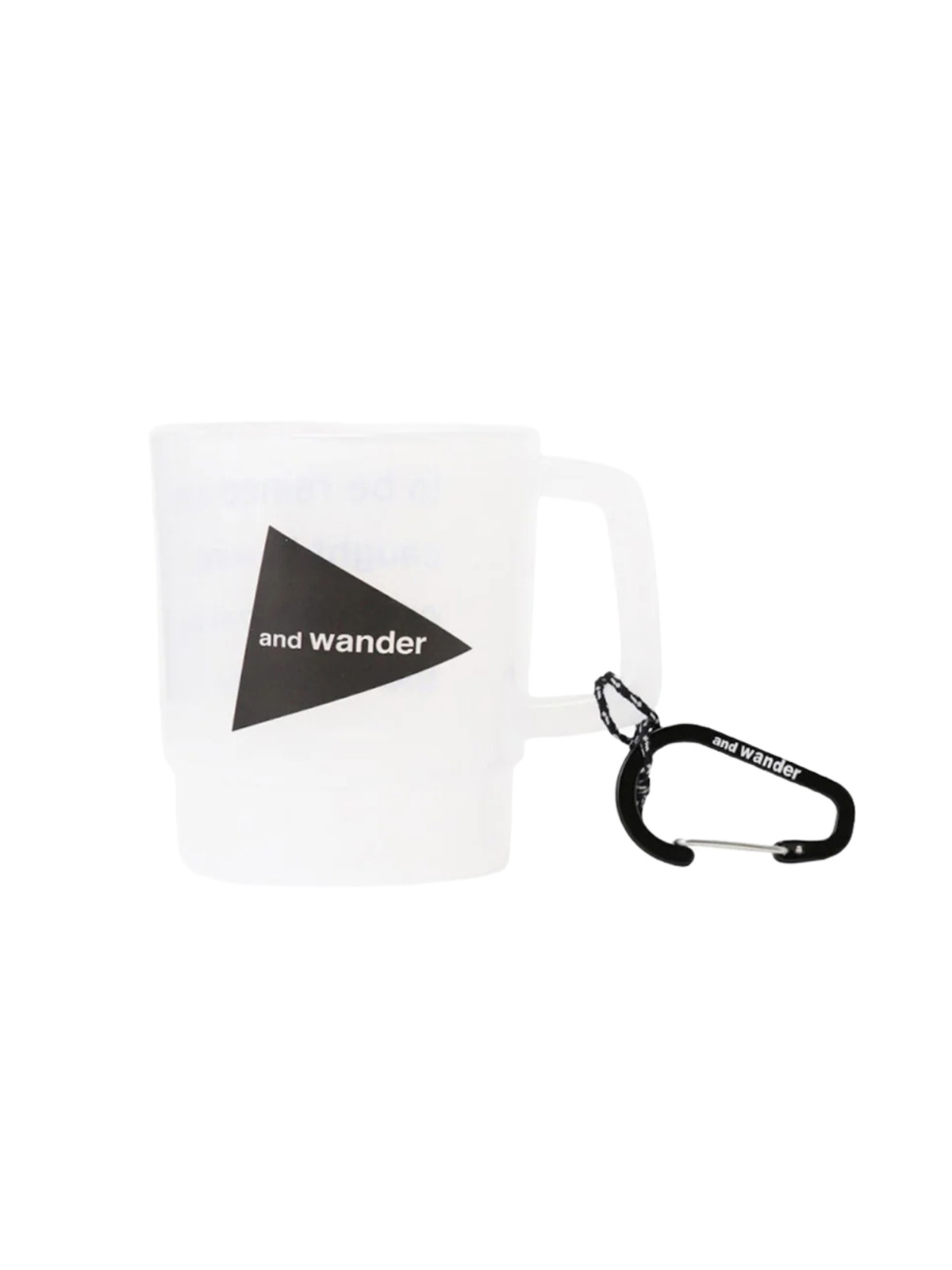 and wander 25SS logo PP mug