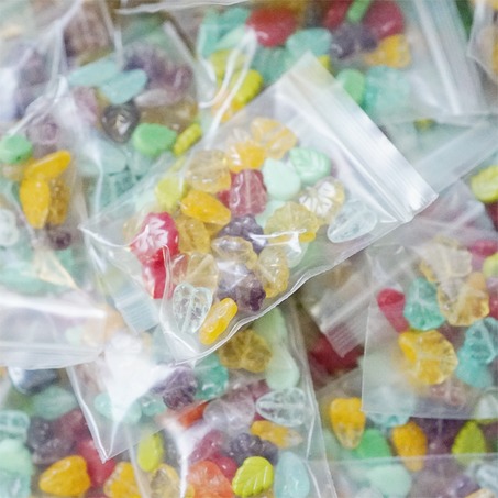 混装款3号~彩色叶子多款mix捷克珠玻璃琉璃珠 混色款20g-6