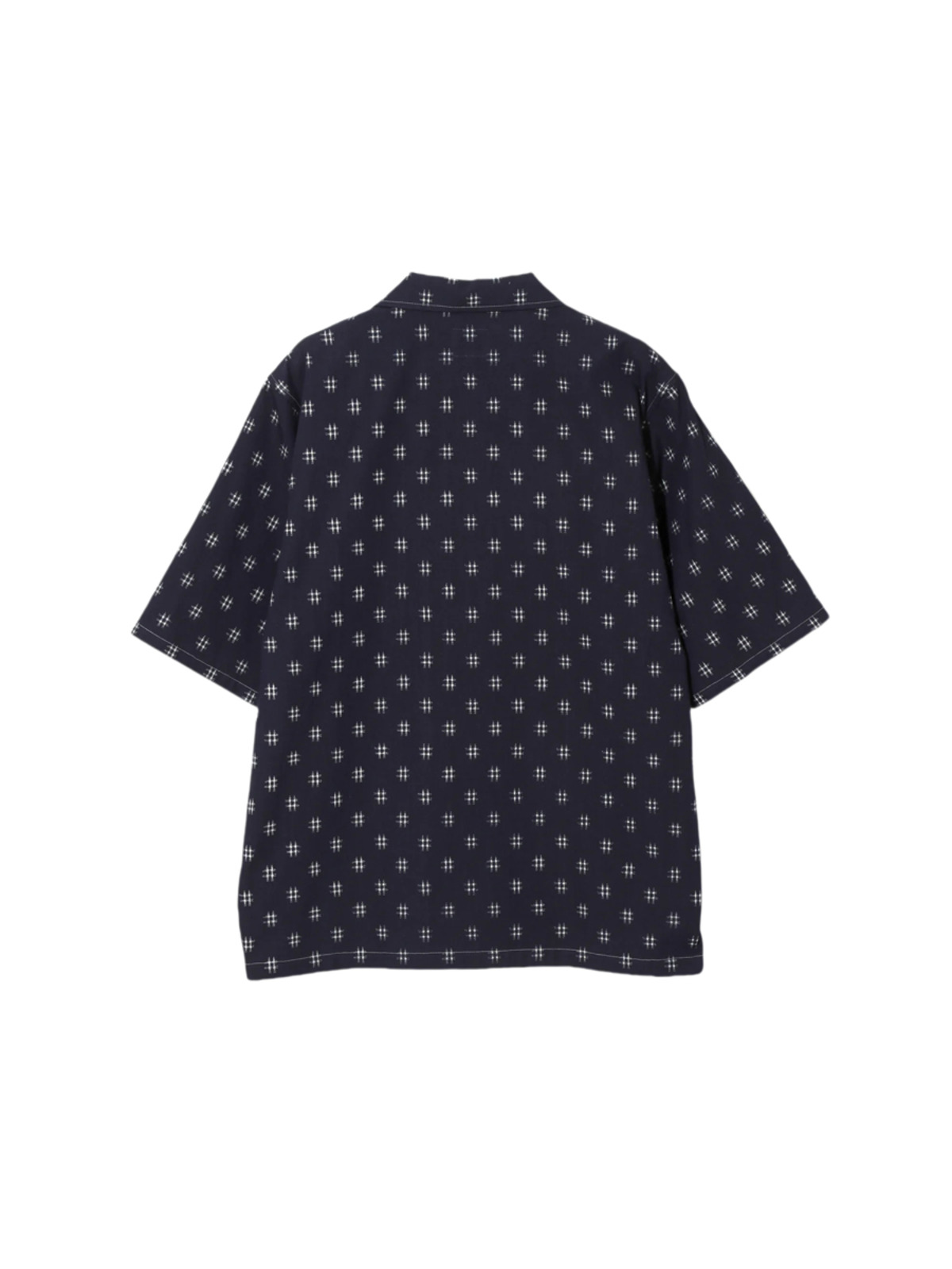NEEDLES 25SS Cabana Shirt - 6oz Printed Indigo Kasuri