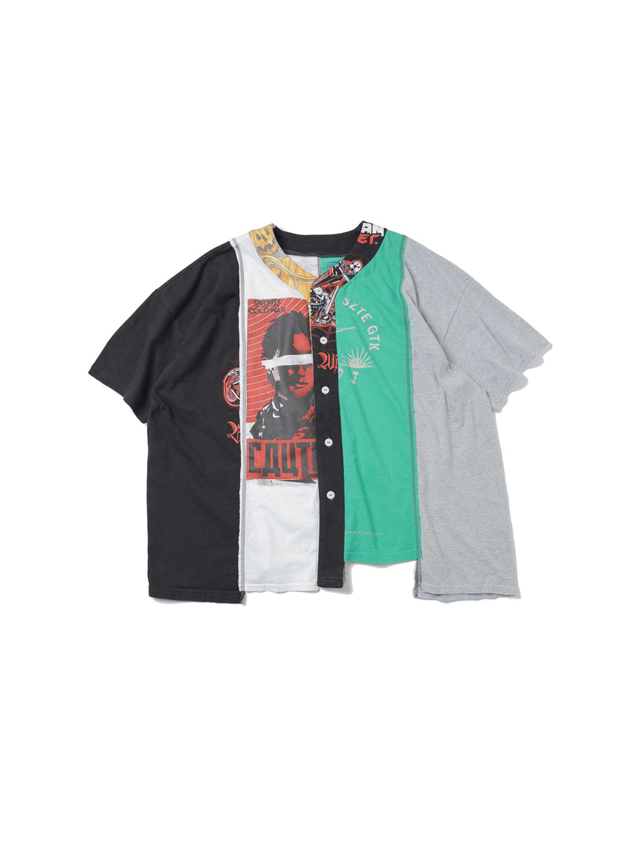 Rebuild by NEEDLES 25SS 4 CUTS WIDE COLLEGE BASEBALL TEE