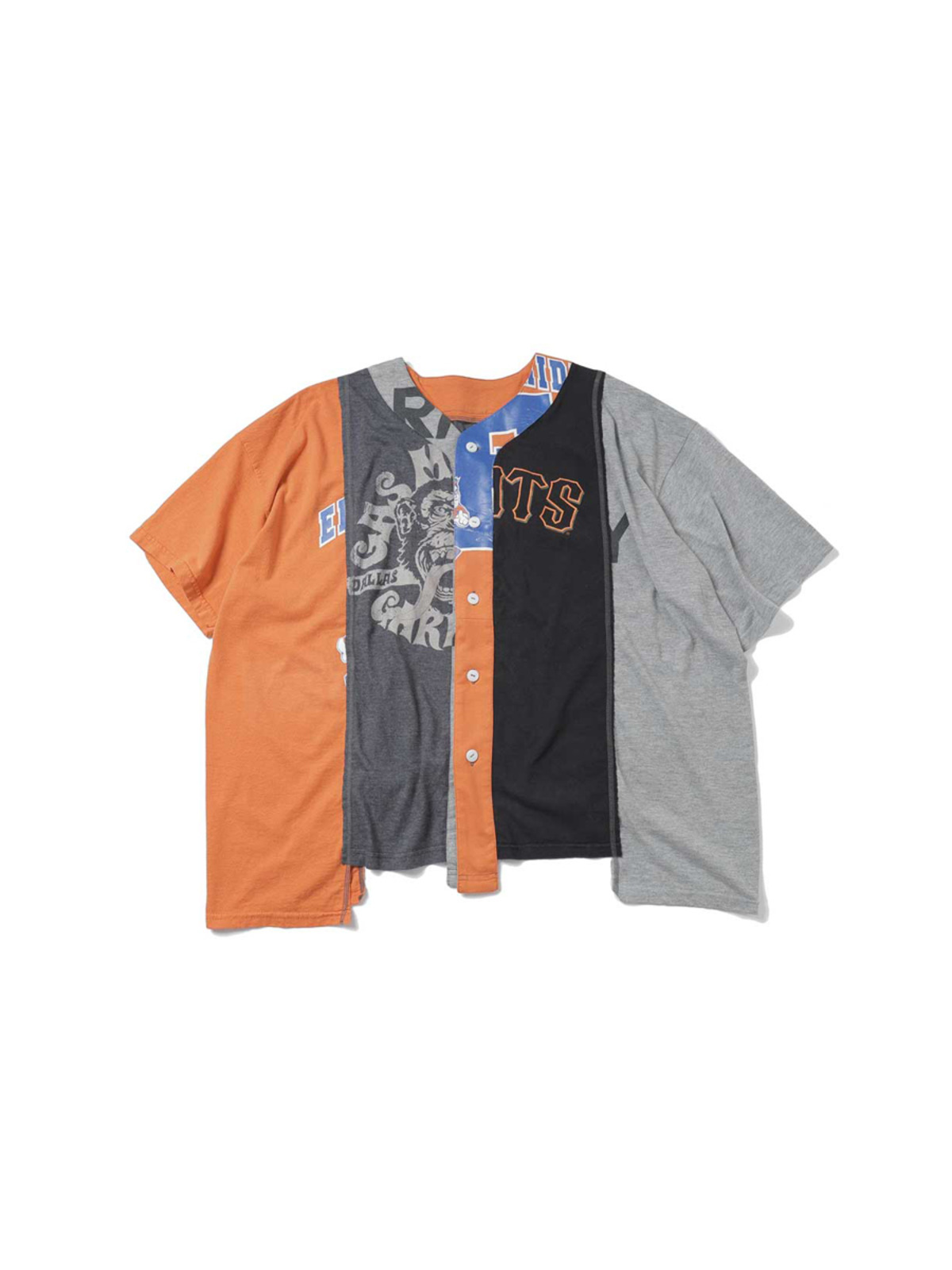 Rebuild by NEEDLES 25SS 4 CUTS WIDE COLLEGE BASEBALL TEE