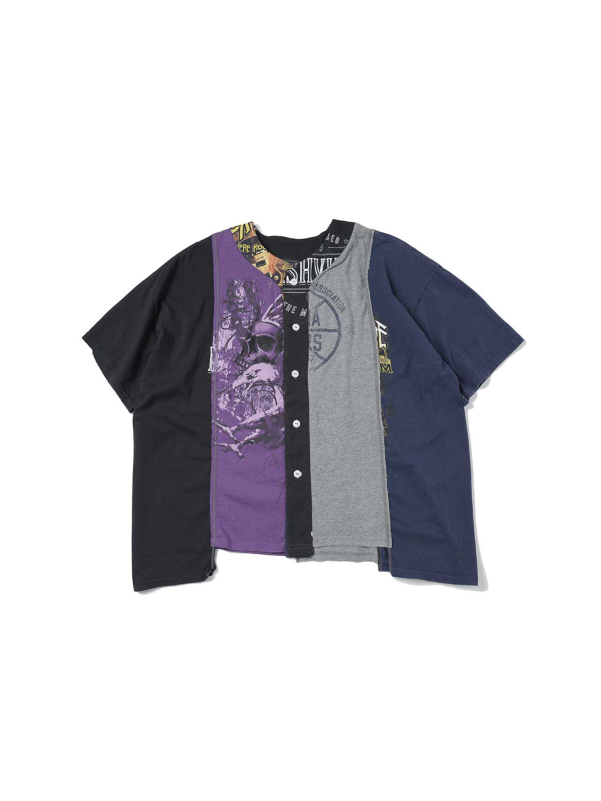 Rebuild by NEEDLES 25SS 4 CUTS WIDE COLLEGE BASEBALL TEE