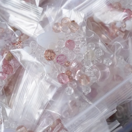 混装款12号~清新香槟粉白色系mix捷克珠玻璃琉璃珠 混色款20g-4