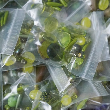 混装款13号~复古橄榄绿色系mix捷克珠玻璃琉璃珠 混色款20g-2
