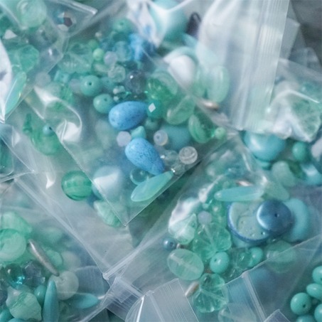 混装款18号~松石蓝绿色系mix捷克珠玻璃琉璃珠 混色款20g
