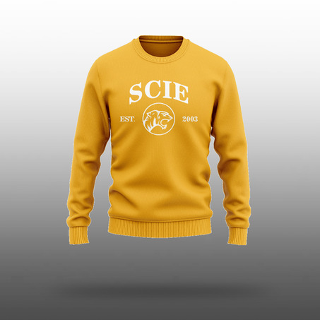 SCIE Optima Crew Neck Sweater 圆领长袖衫（ METAL-黄 )