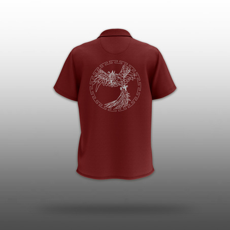 SCIE Girls Polo Shirt  女生Polo 衫（FIRE-红）-3