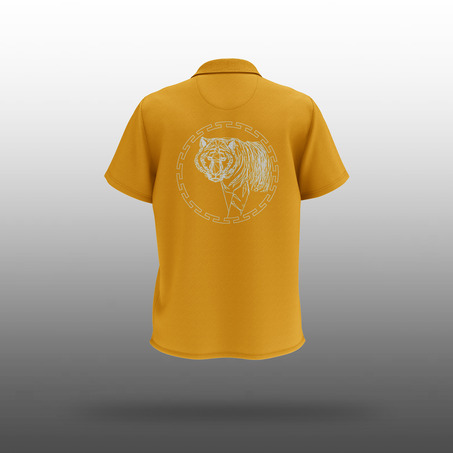 SCIE Girls Polo Shirt  女生Polo 衫（METAL-黄 )-3