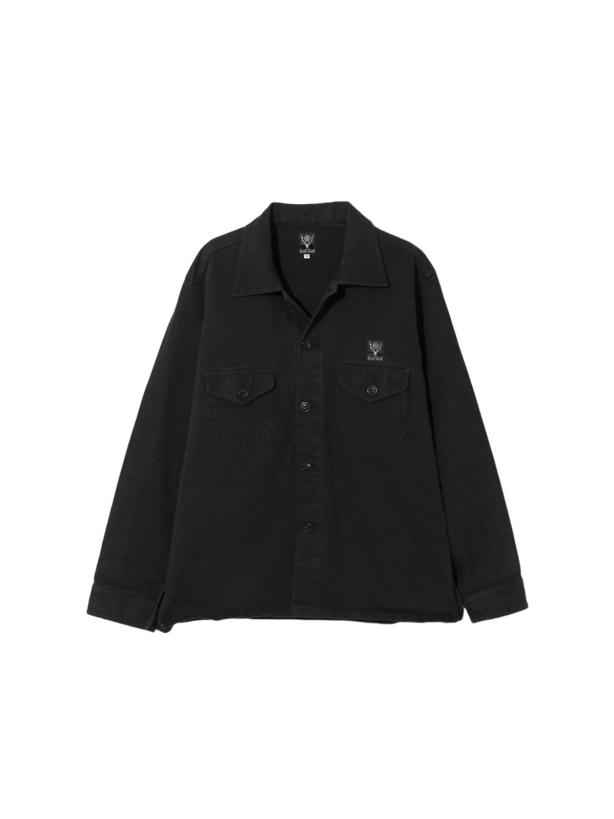 SOUTH2 WEST8 25SS SMOKEY SHIRT - COTTON HERRINGBONE