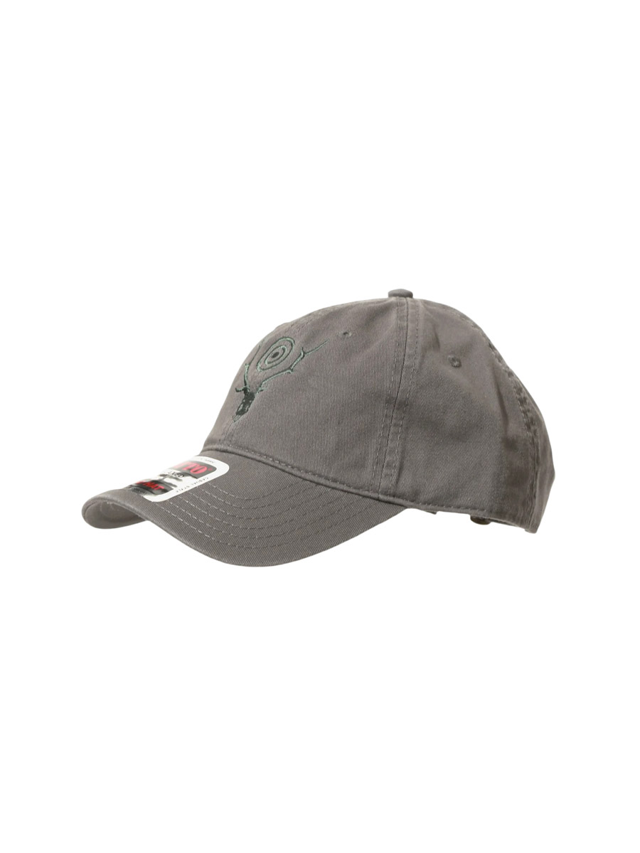 SOUTH2 WEST8 25SS STRAP BACK CAP - SKULL & TARGET EMB.