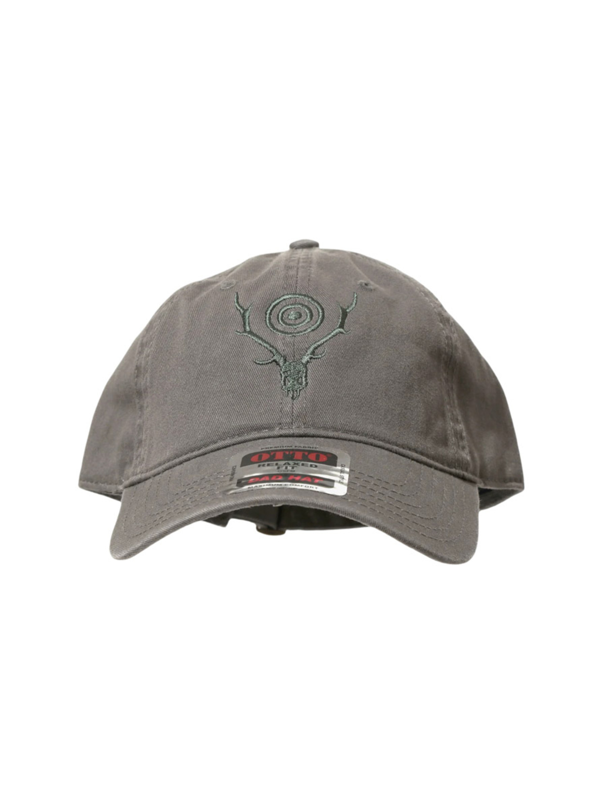 SOUTH2 WEST8 25SS STRAP BACK CAP - SKULL & TARGET EMB.