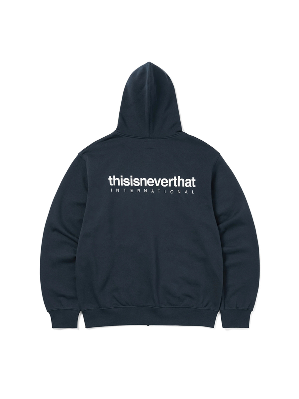 THISISNEVERTHAT 25SS INTL. LOGO ZIP UP HOODIE