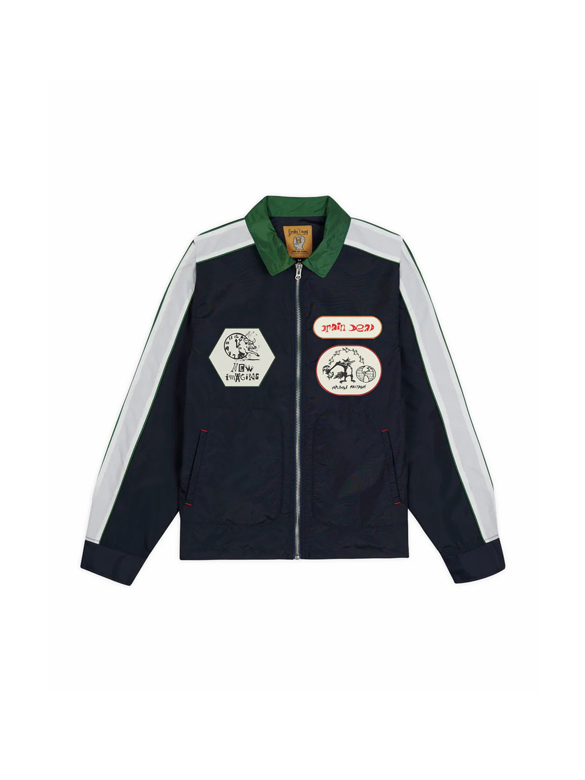 Brain Dead 25SS Meltdown Racing Jacket