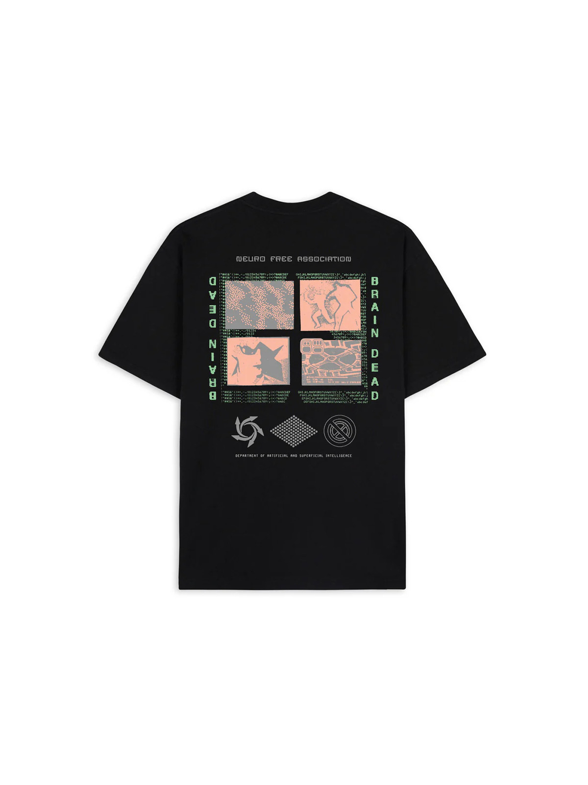 Brain Dead 25SS Neuro Free Association T-shirt