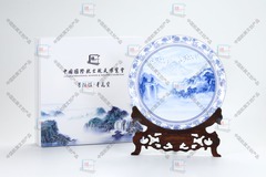 #限量版#中国航展青花瓷盘摆件