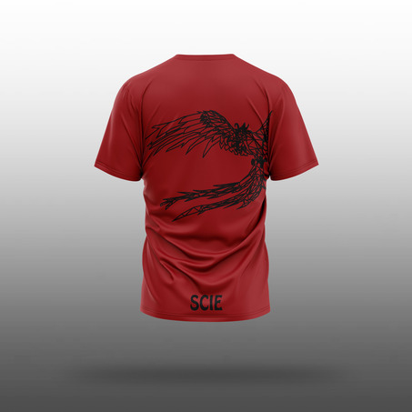 SCIE T-Shirt T恤衫 (FIRE-红）-2