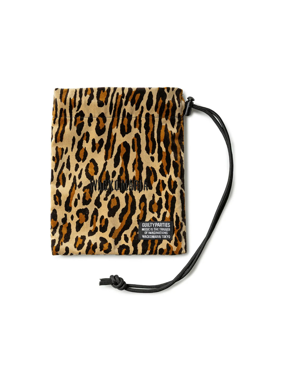 WACKO MARIA 25SS LEOPARD SHOULDER POUCH ( TYPE-1 )