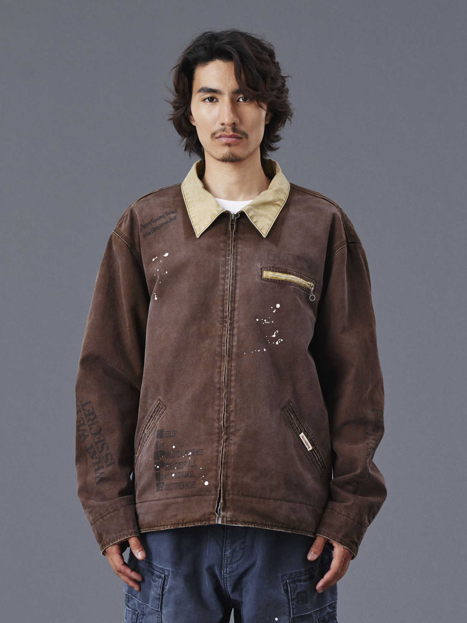 Liberaiders 25FW GARMENT DYED WORK JACKET-3