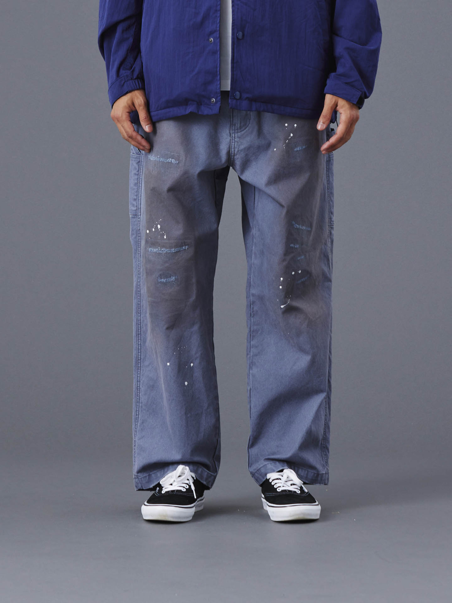 Liberaiders 25FW REPAIRED CANVAS WORK PANTS-3