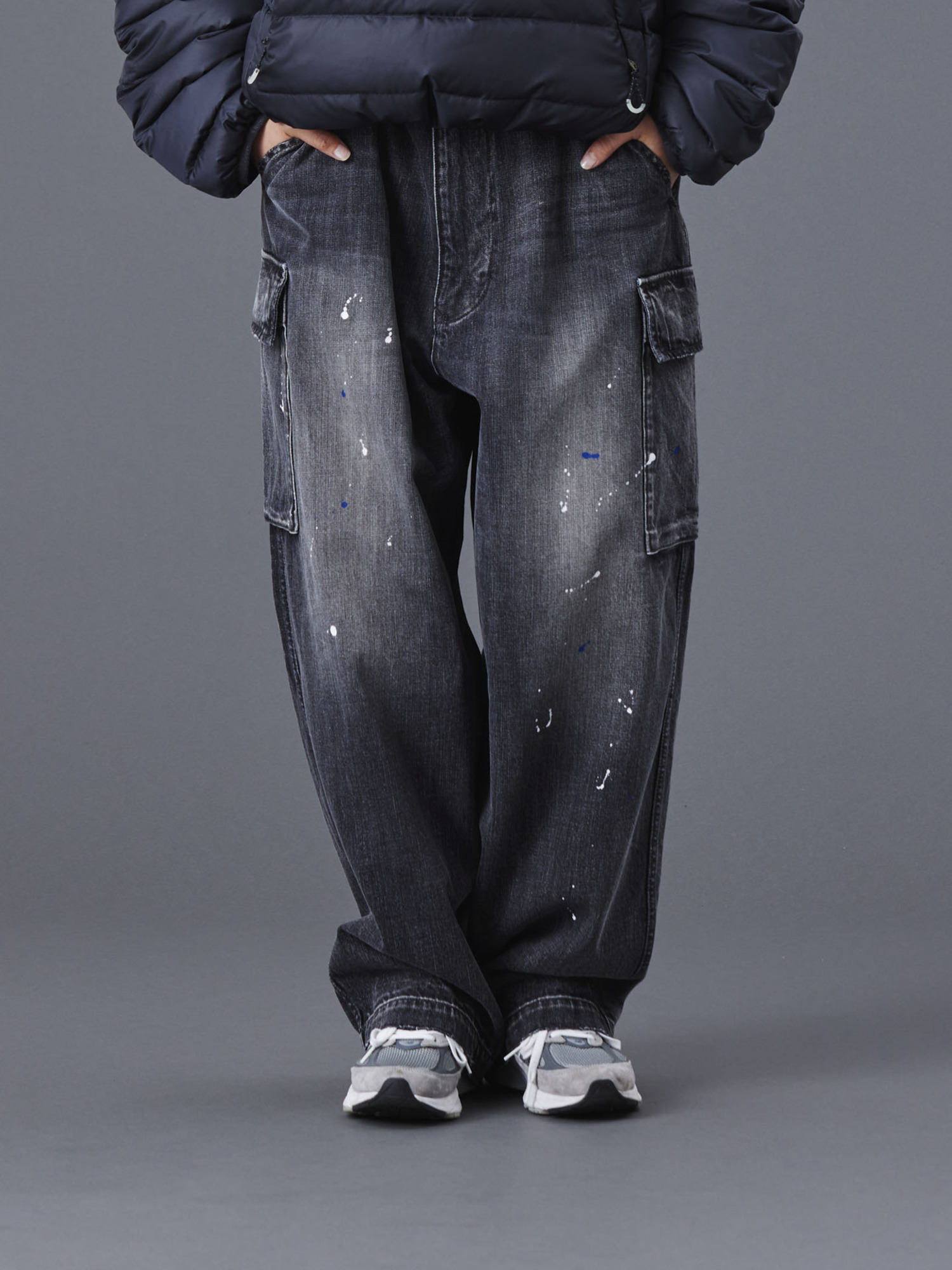 Liberaiders 25FW DENIM CARGO PANTS-3