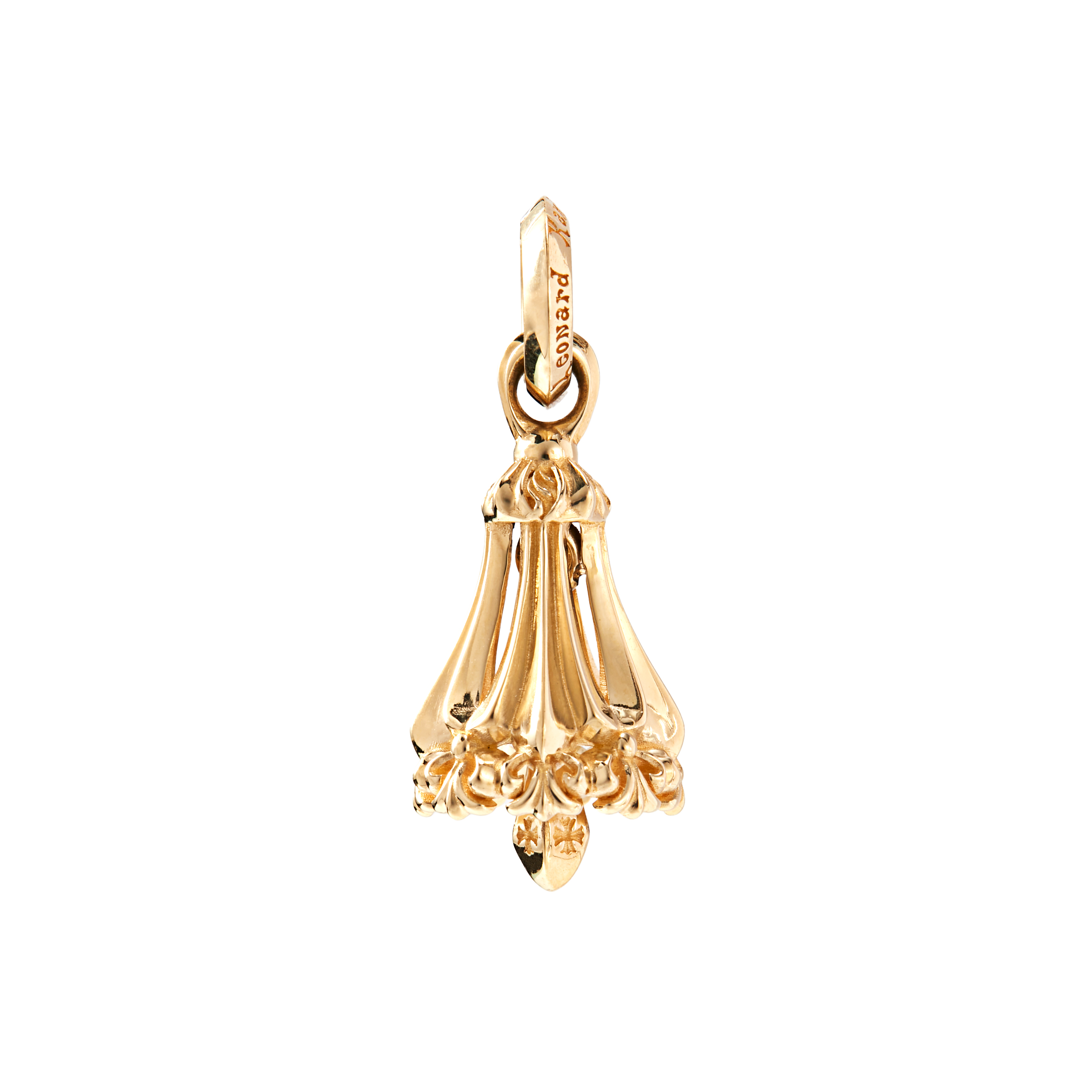MF PENDANT: CHROME BELL ***18K YELLOW GOLD***-1