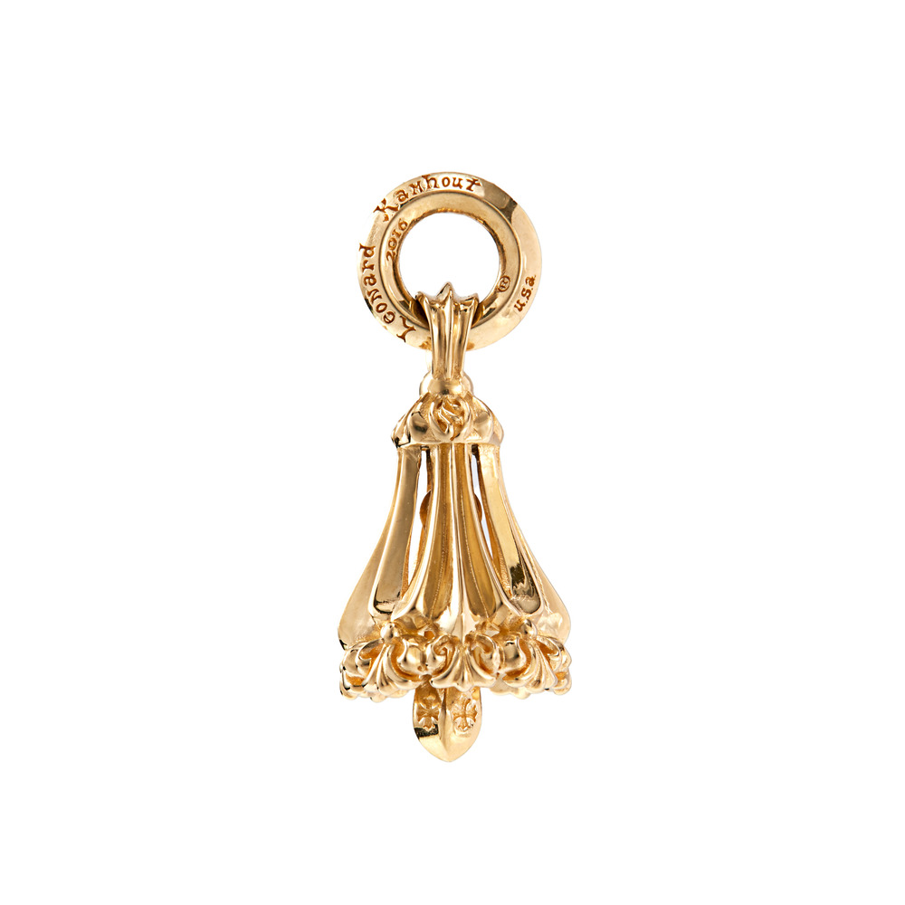MF PENDANT: CHROME BELL ***18K YELLOW GOLD***