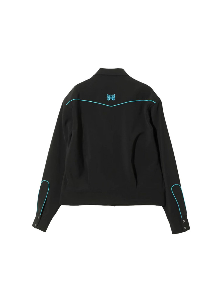 NEEDLES 25FW Piping Cowboy Jacket - Poly Double Cloth