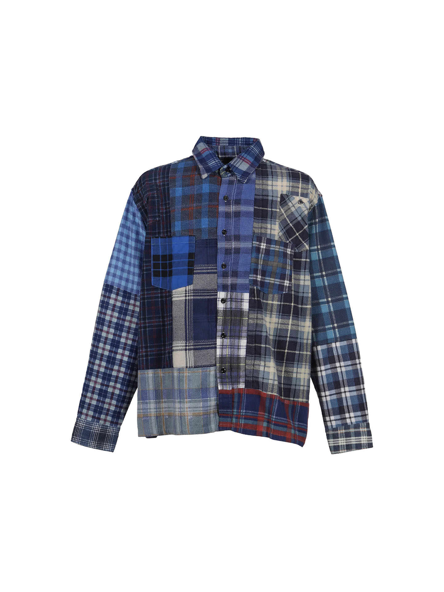 Rebuild by NEEDLES 25FW Flannel Shirt -> Straight Hem Shirt